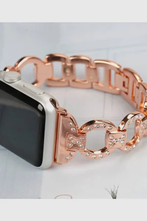 Alternative view of Venice Bracelet Rose Gold Stainless Steel Band for Apple Watch