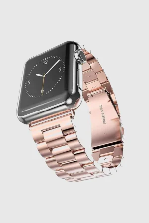 Rose Gold Stainless Steel Band for Apple Watch