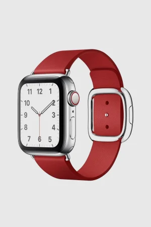 Ruby Red Modern Buckle for Apple Watch