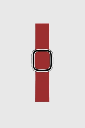 Alternative view of Ruby Red Modern Buckle for Apple Watch