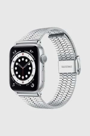 Silver Matrix Stainless Steel Band for Apple Watch