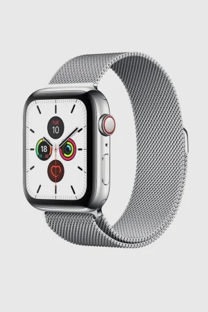 Silver Milanese Loop for Apple Watch