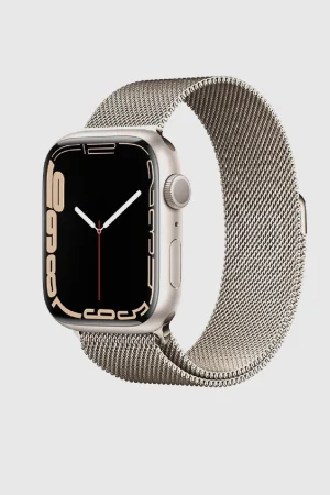 Starlight Milanese Loop Band For Apple Watch