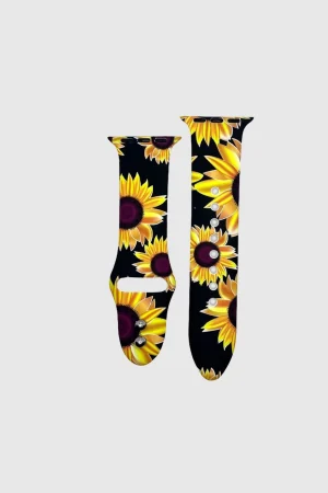 Sunflower Printed Sport Band for Apple Watch