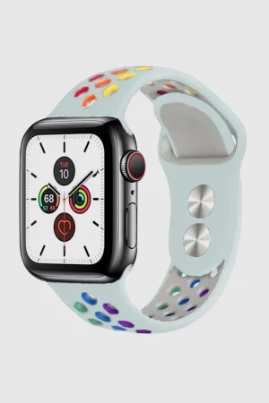 Turquoise/Rainbow Pride Sport Band Active for Apple Watch