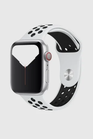 White/Black Sport Band Active for Apple Watch
