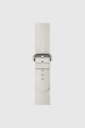 Alternative view of White Classic Leather Buckle for Apple Watch