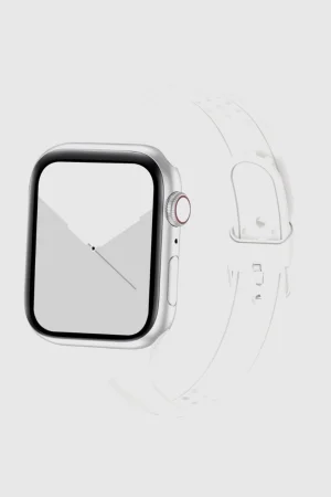 White Slim Silicone Band for Apple Watch