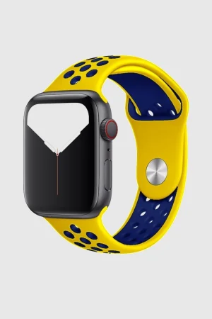 Yellow/Midnight Blue Sport Band Active for Apple Watch