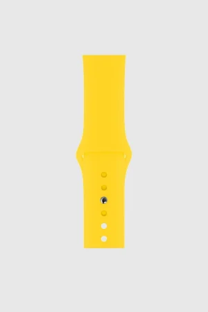 Alternative view of Yellow Sport Band for Apple Watch