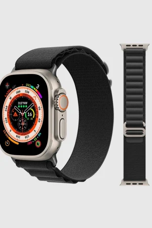 Alpine Loop Band For Apple Watch in Black