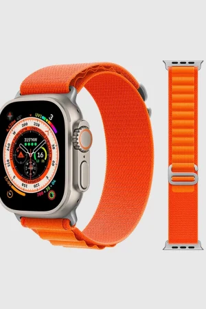 Alpine Loop Band For Apple Watch in Orange