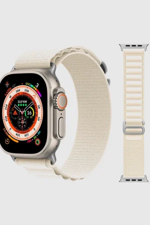 Alpine Loop Band For Apple Watch in Starlight