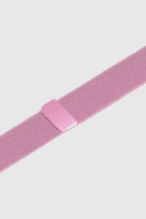 Baby Pink Milanese Loop for Apple Watch