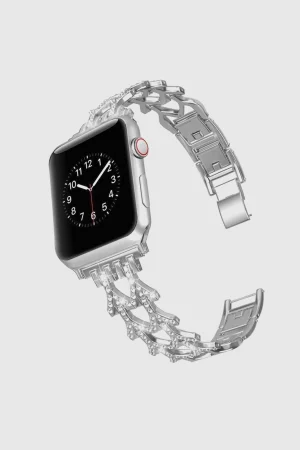 Alternative view of Genevieve Bracelet Band For Apple Watch - Silver