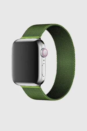 Green Milanese Loop for Apple Watch