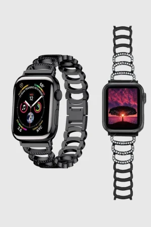Halo Bracelet Band For Apple Watch - Black