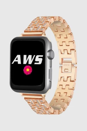 Hampton Bracelet Gold Stainless Steel Band for Apple Watch