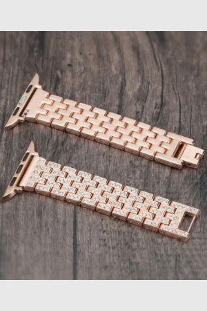 Alternative view of Hampton Bracelet Gold Stainless Steel Band for Apple Watch