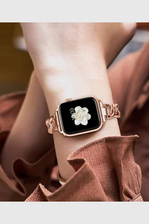 Alternative view of Monte Carlo Bracelet Band For Apple Watch - Rose Gold