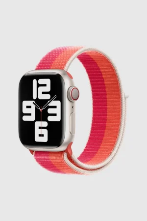 Nectarine / Peony Sport Loop Band For Apple Watch