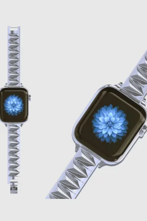 Pyramid Bracelet Band For Apple Watch - Silver