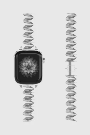 Alternative view of Pyramid Bracelet Band For Apple Watch - Silver