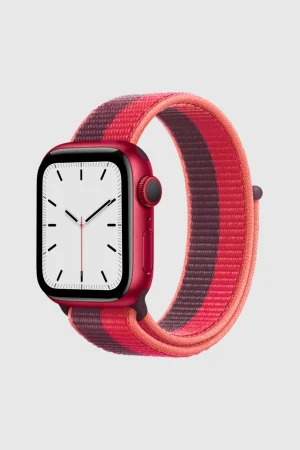 Red / Dark Cherry Sport Loop For Apple Watch