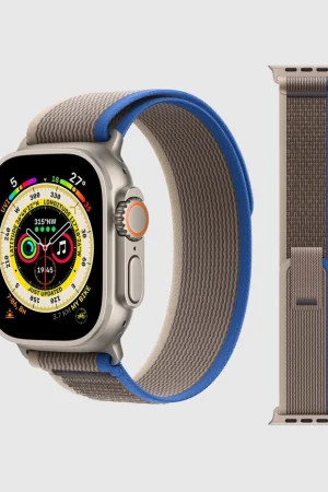 Trial Loop Strap For Apple Watch in Blue/Grey