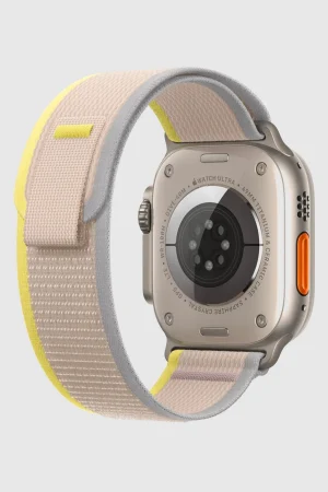 Alternative view of Trial Loop Strap For Apple Watch in Yellow/Beige
