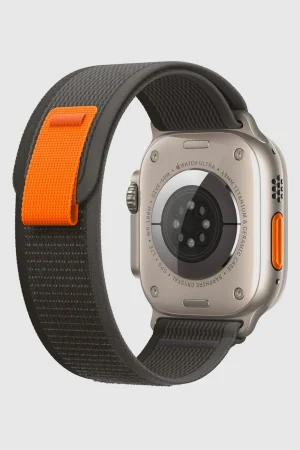 Alternative view of Trial Loop Strap For Apple Watch in Black/Grey
